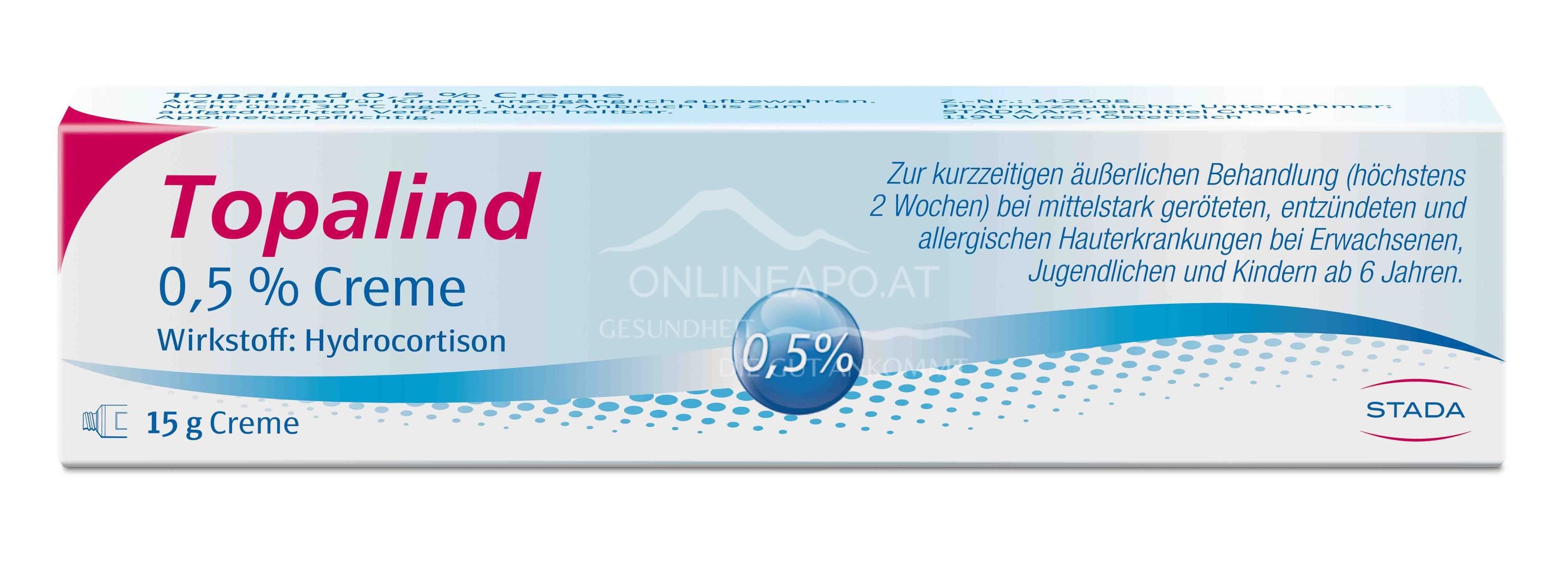 Topalind 0,5 % Creme