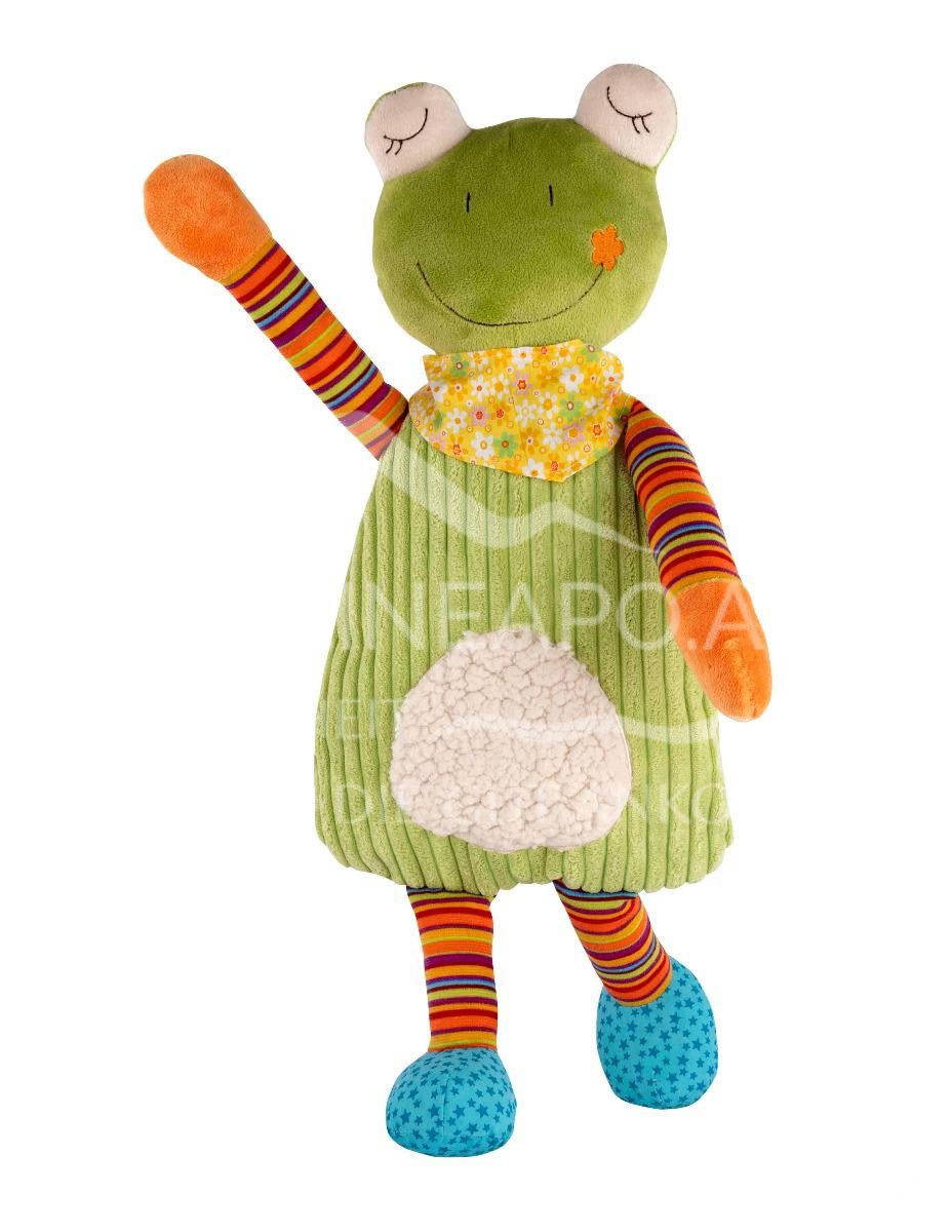 Singer hot water bottle cuddly toy frog Marlo - 0,8L