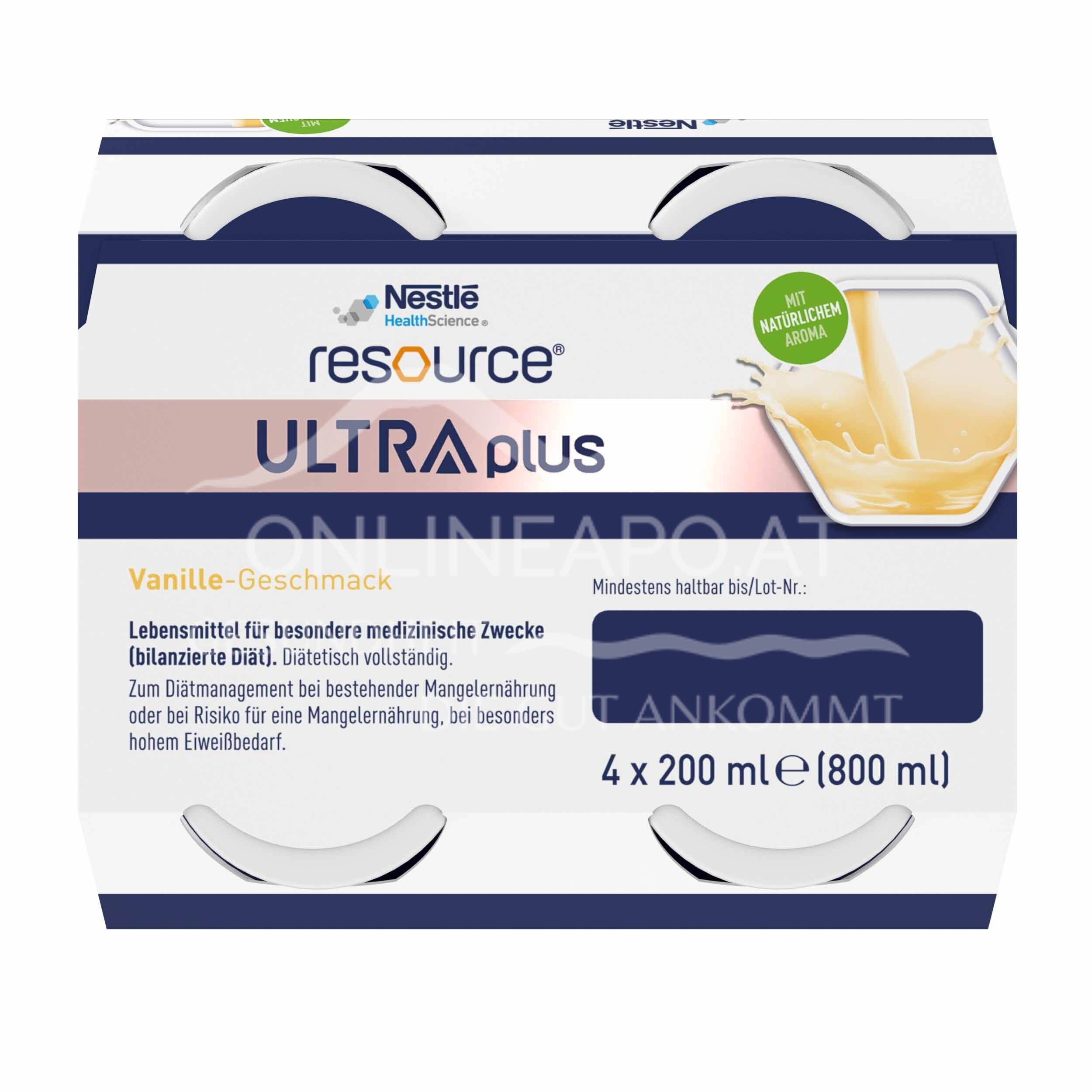 Resource® ULTRA plus High Protein Vanille Trinknahrung 200 ml