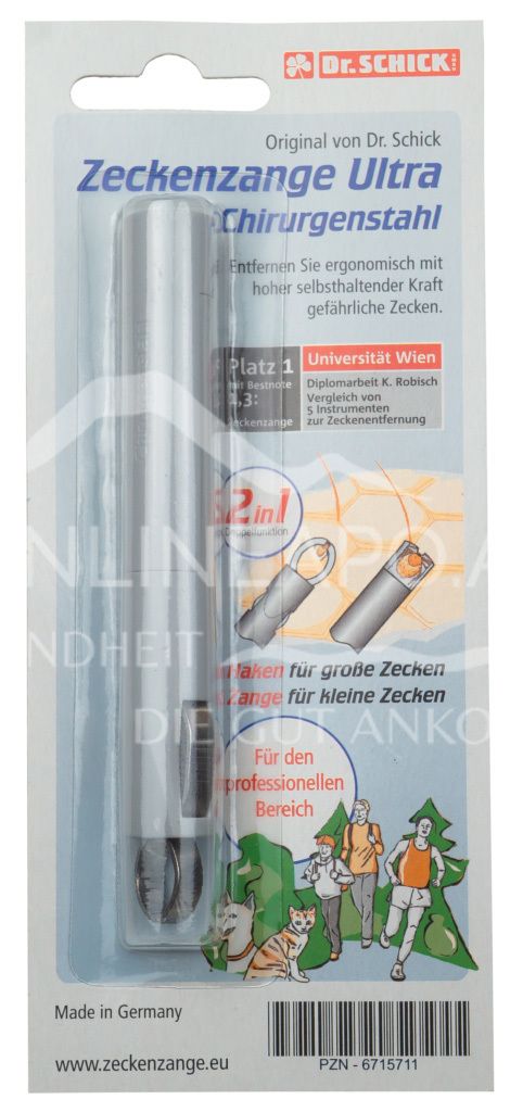 Dr. Schick Zeckenzange Ultra Chirurgenstahl