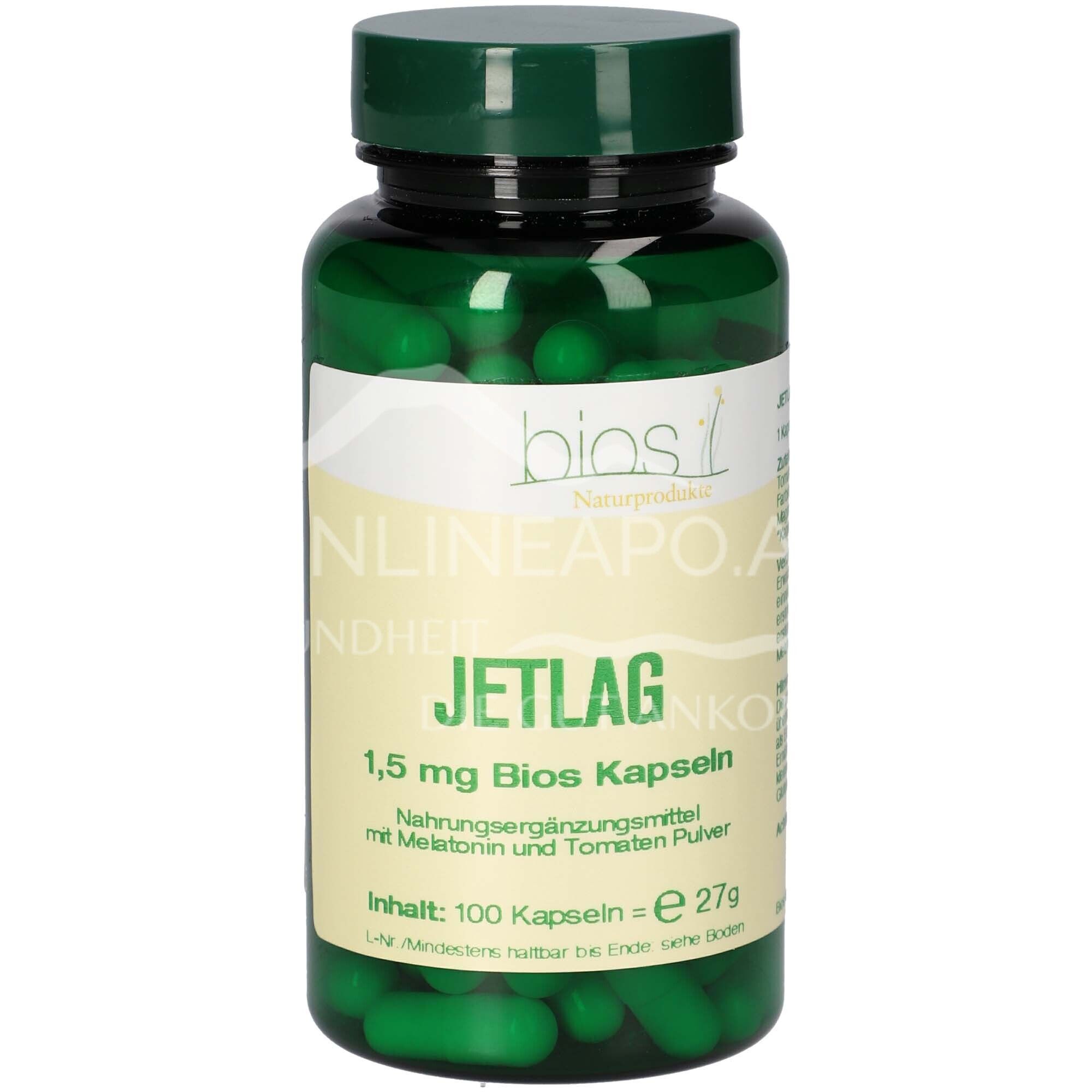 Bios Jetlag 1.5 mg capsules