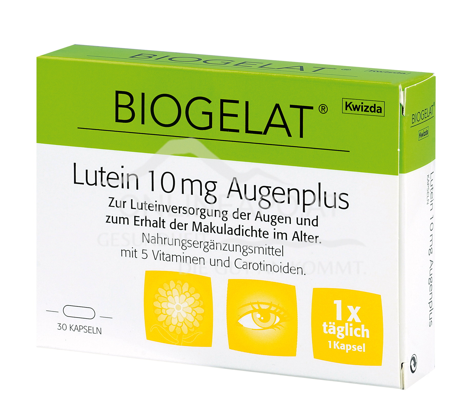 BIOGELAT® Lutein 10 mg Augenplus Kapseln