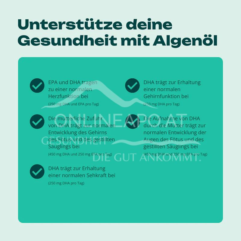 SinoPlaSan Omega 3 Algenöl DHA+EPA Zitrone Tropfen