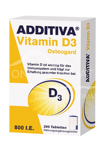 ADDITIVA® Osteogard 800 I.E. Vitamin D3 Tabletten