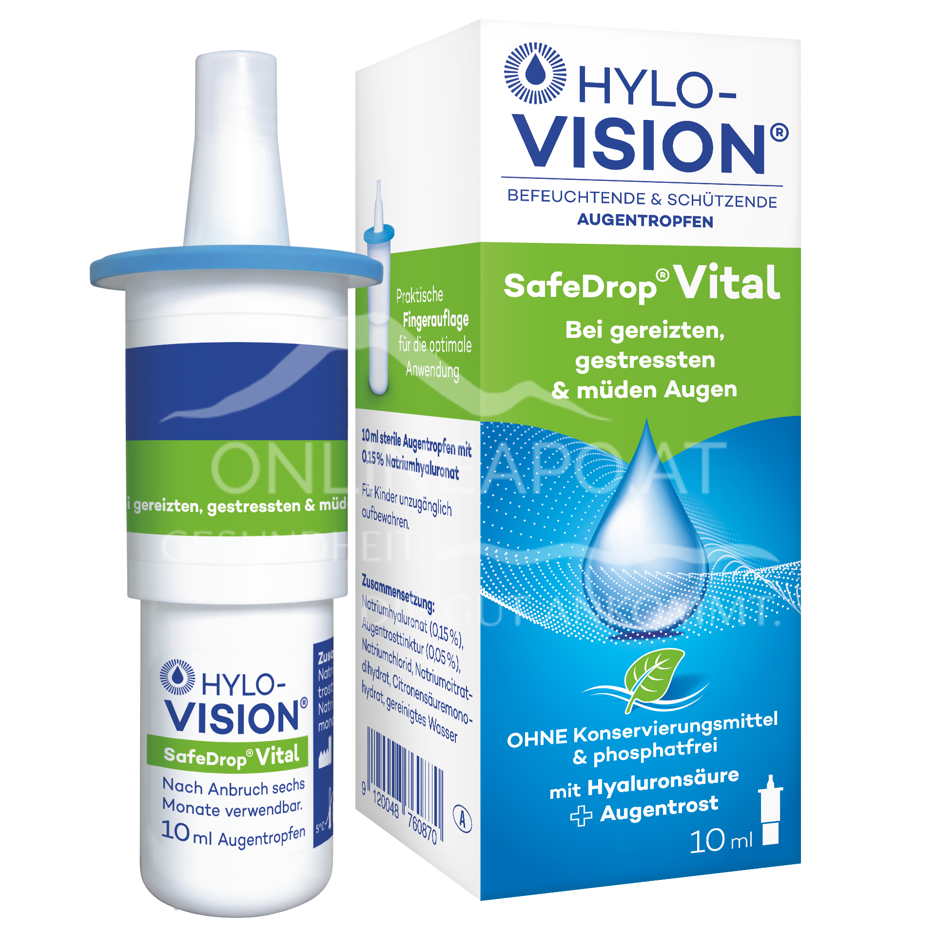 HYLO-VISION® SafeDrop® Vital Augentropfen