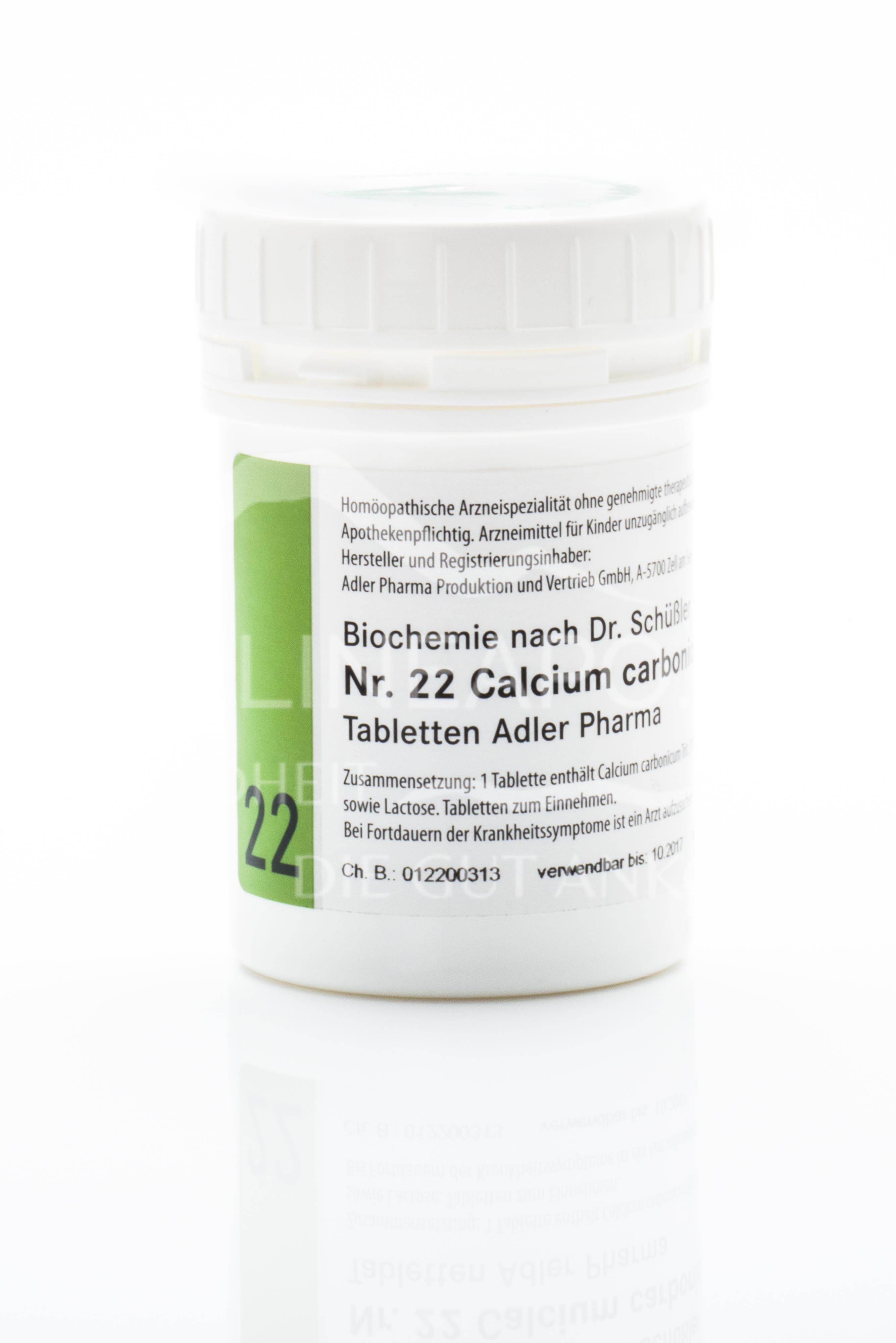 Schüßler Salz Adler Nr. 22 Calcium carbonicum D12 Tabletten