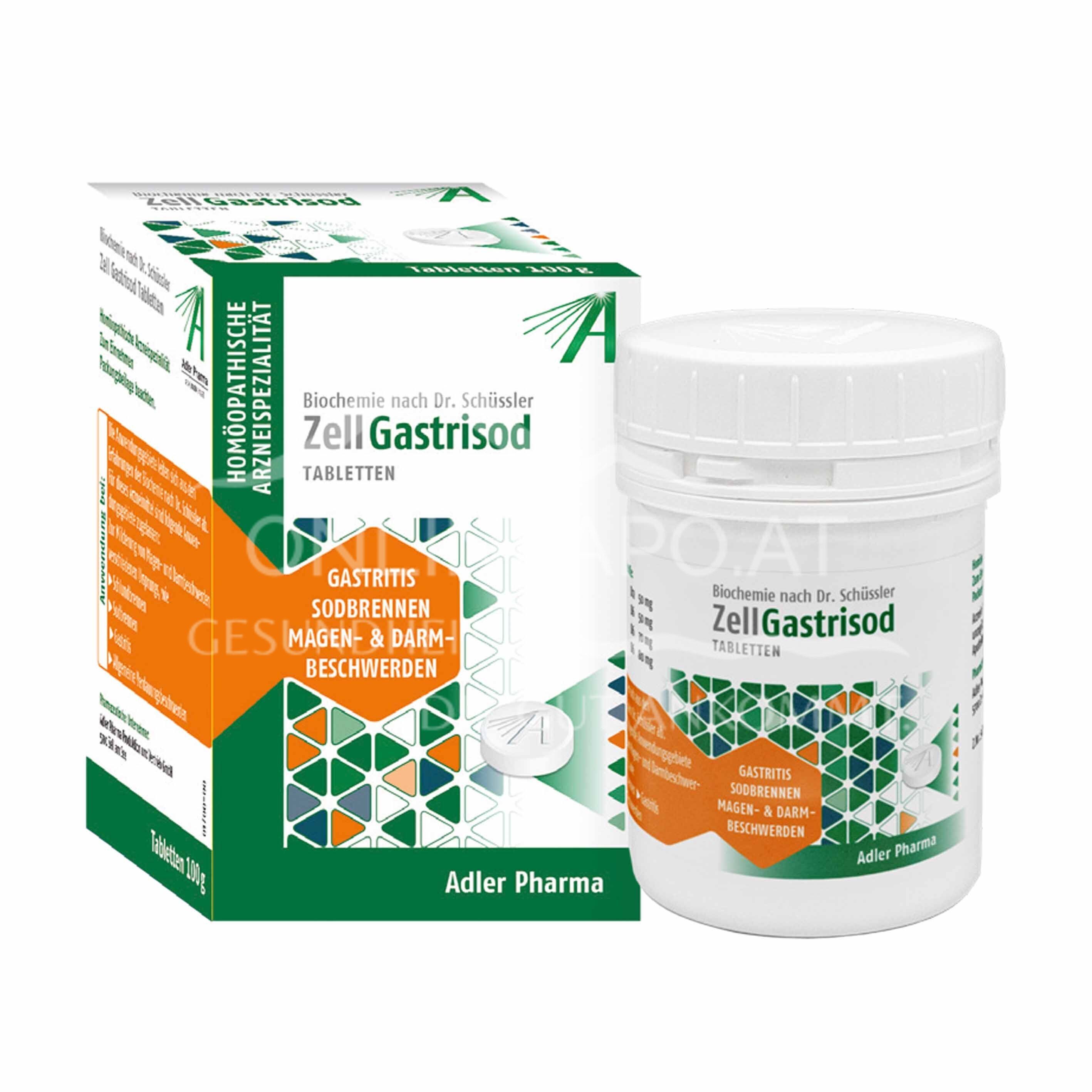 Adler Pharma Schüssler Zell Gastrisod Tabletten