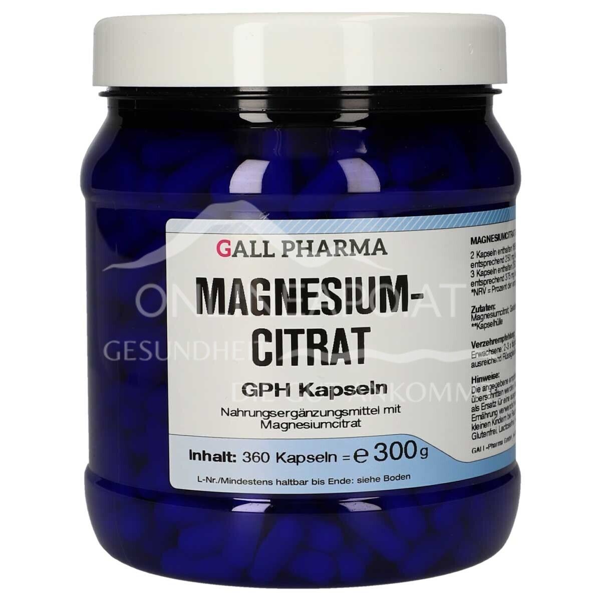 Gall Pharma Magnesiumcitrat Kapseln