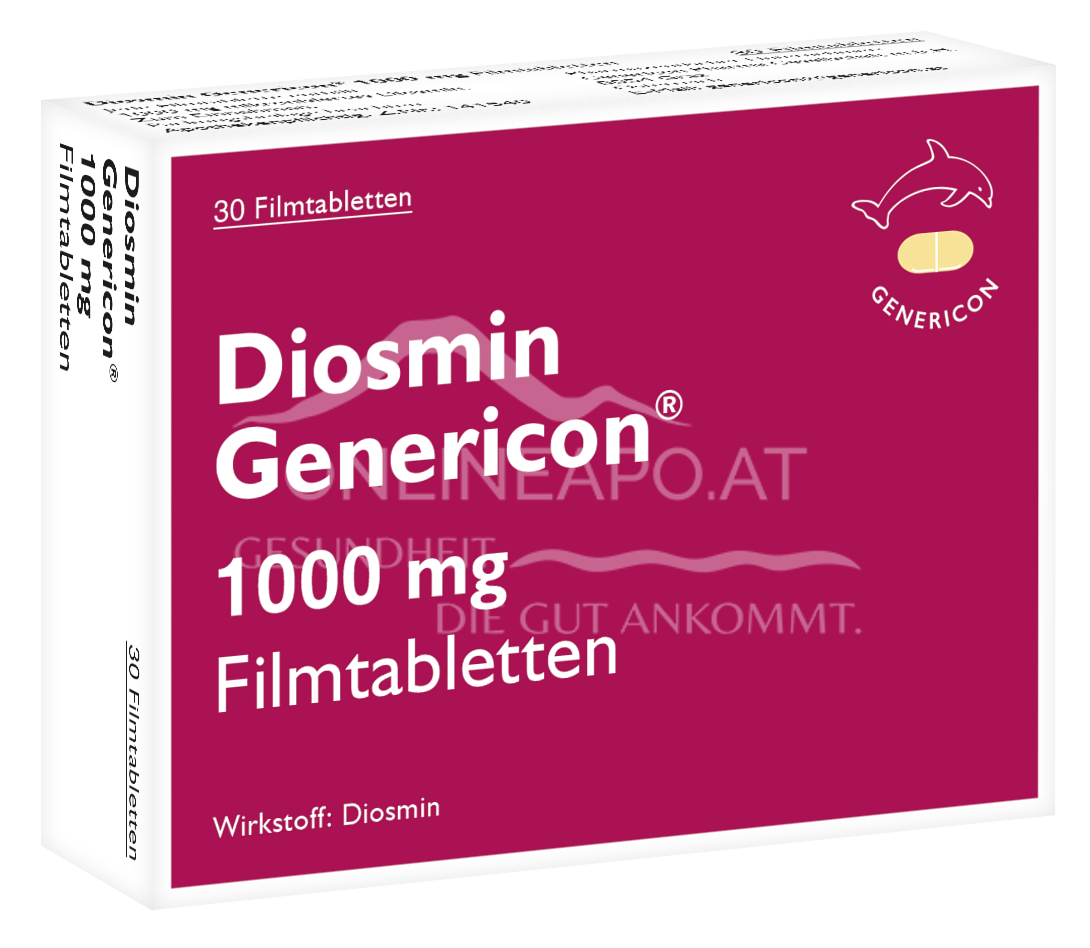 Diosmin Genericon® 1000 mg Filmtabletten