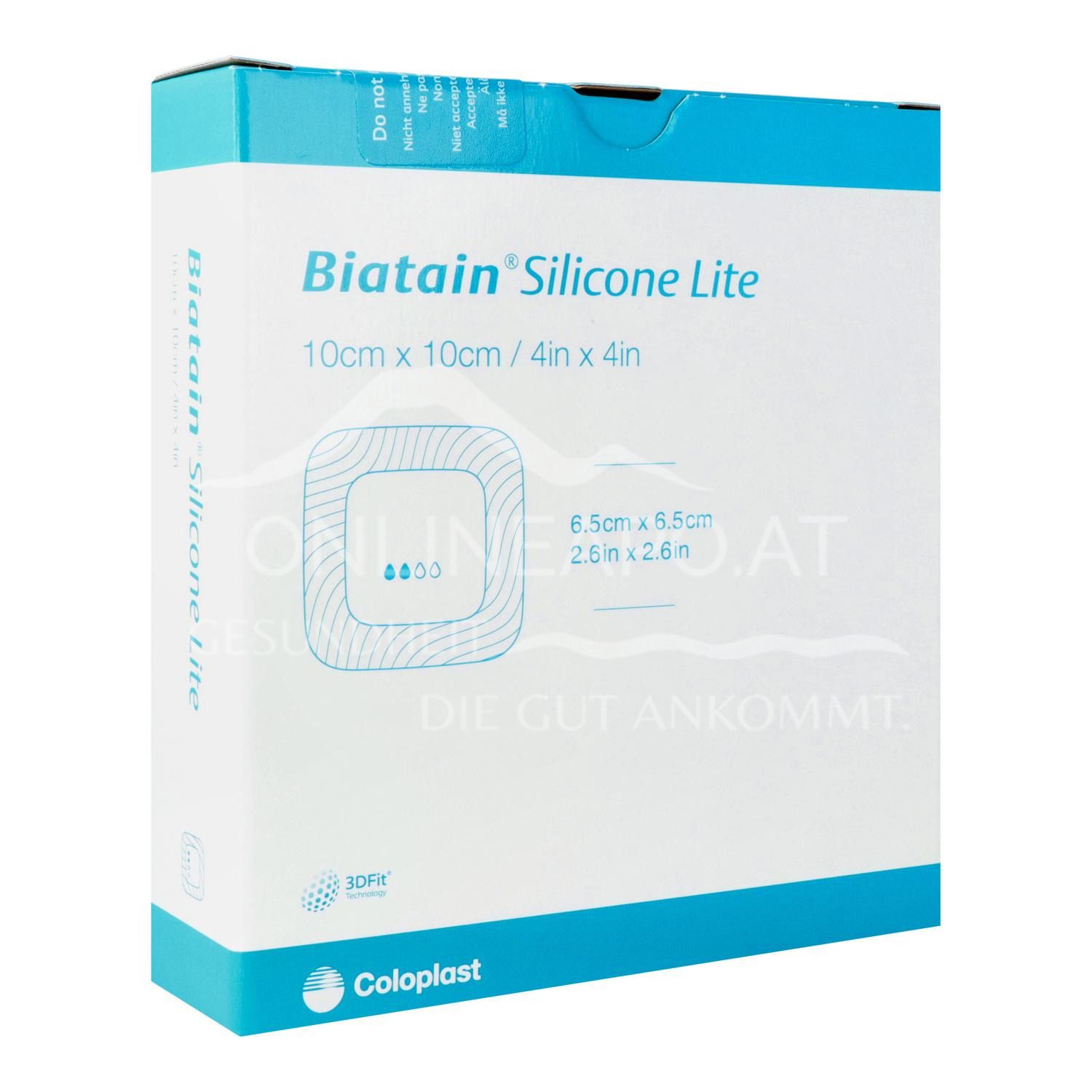 Biatain® Silicone Lite Schaumverband steril, 10 x 10 cm