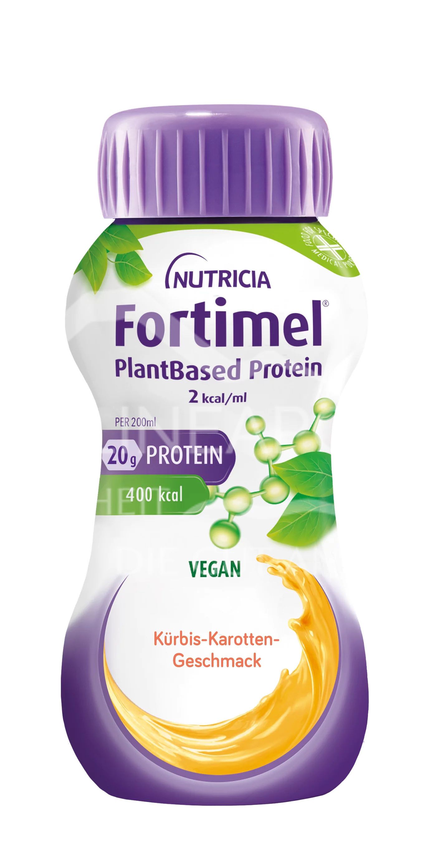 Nutricia Fortimel PlantBased Protein 2 kcal Kürbis-Karotte 200 ml