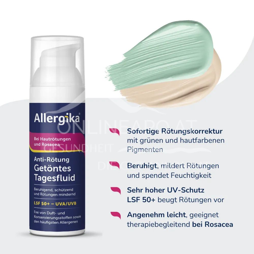 Allergika Anti-Redness Tinted Day Fluid SPF 50+ | for reddened skin and rosacea