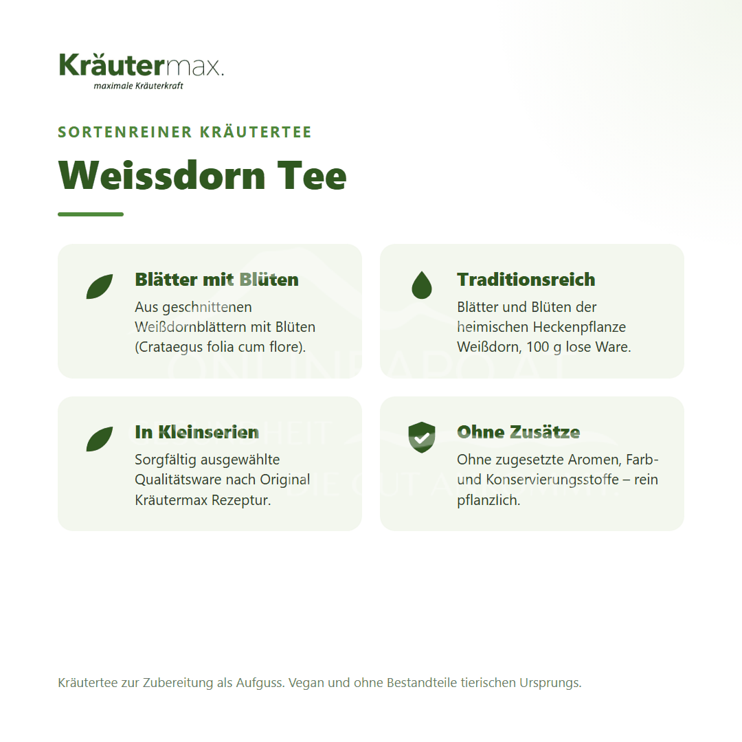 Kräutermax Weissdorn Tee
