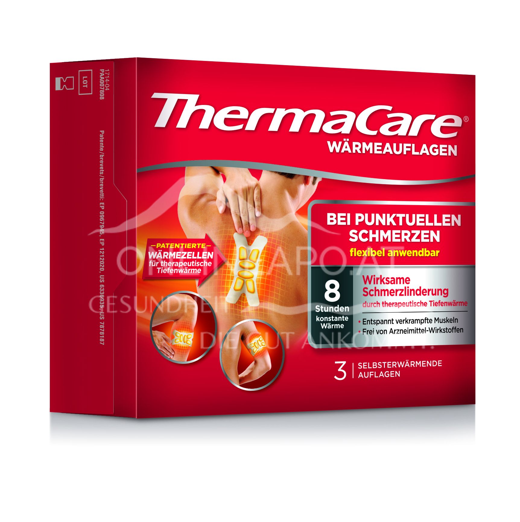 ThermaCare® Wärmeauflagen für flexible Anwendung