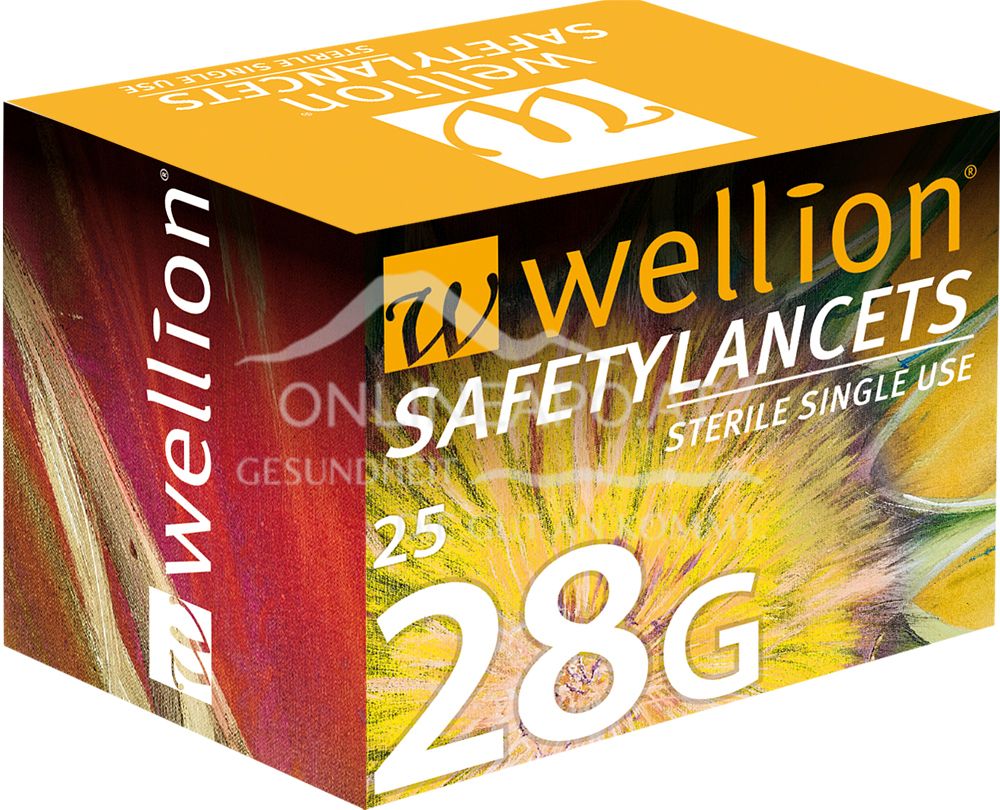 Wellion® SafetyLancets - 28G Einmalsicherheitslanzetten