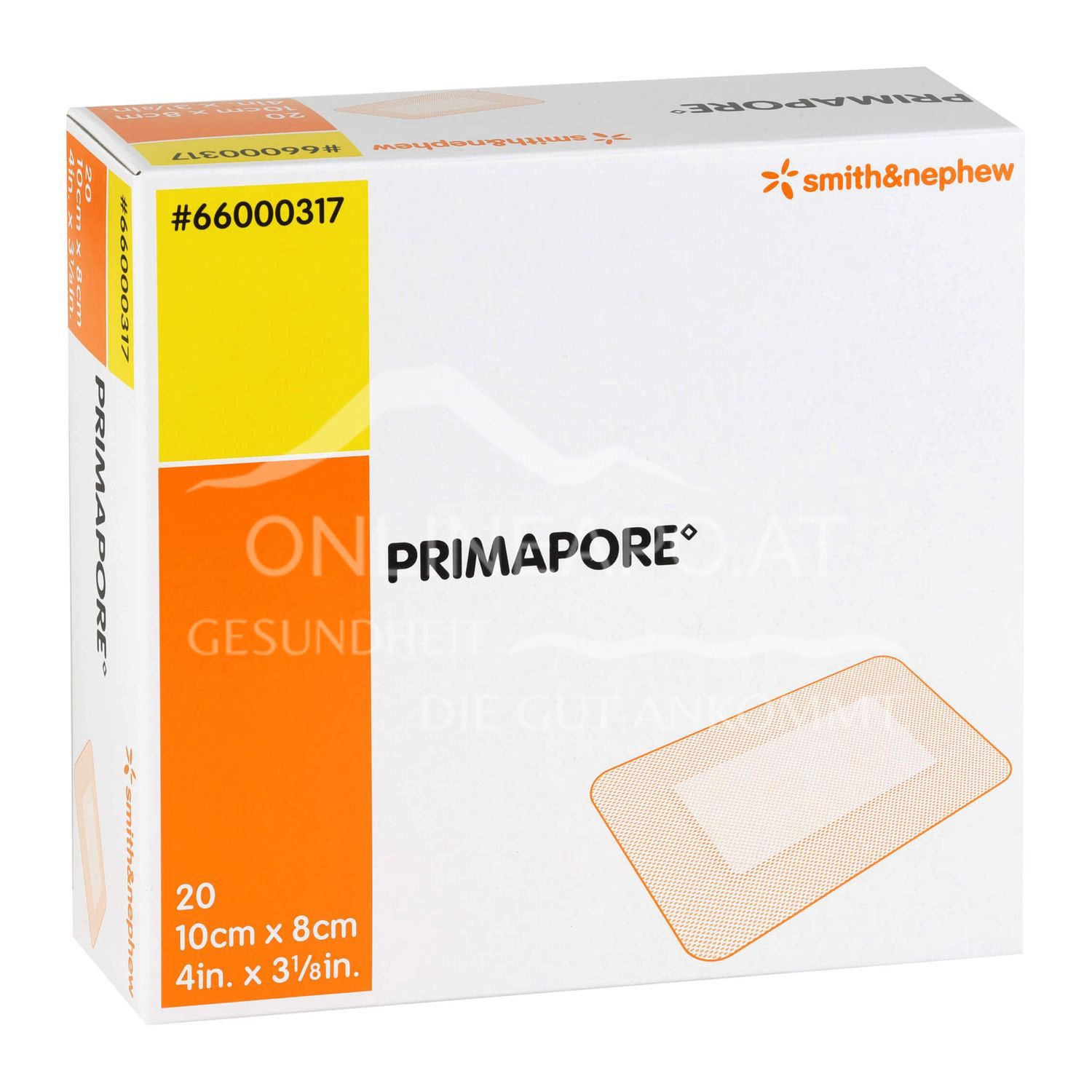 PRIMAPORE Vliesstoff Wundverband steril, 8 x 10 cm