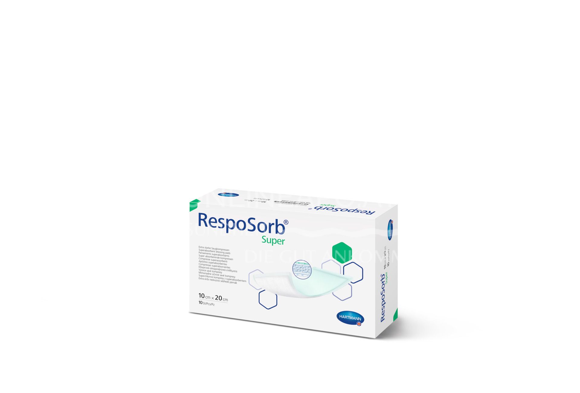 RespoSorb® Super Extra starke Saugkompressen 10 x 20 cm