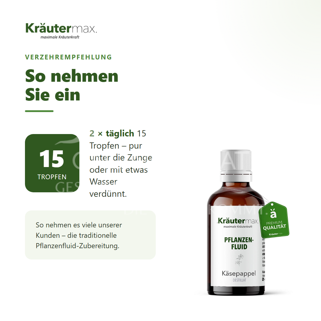 Kräutermax Käsepappel Tropfen