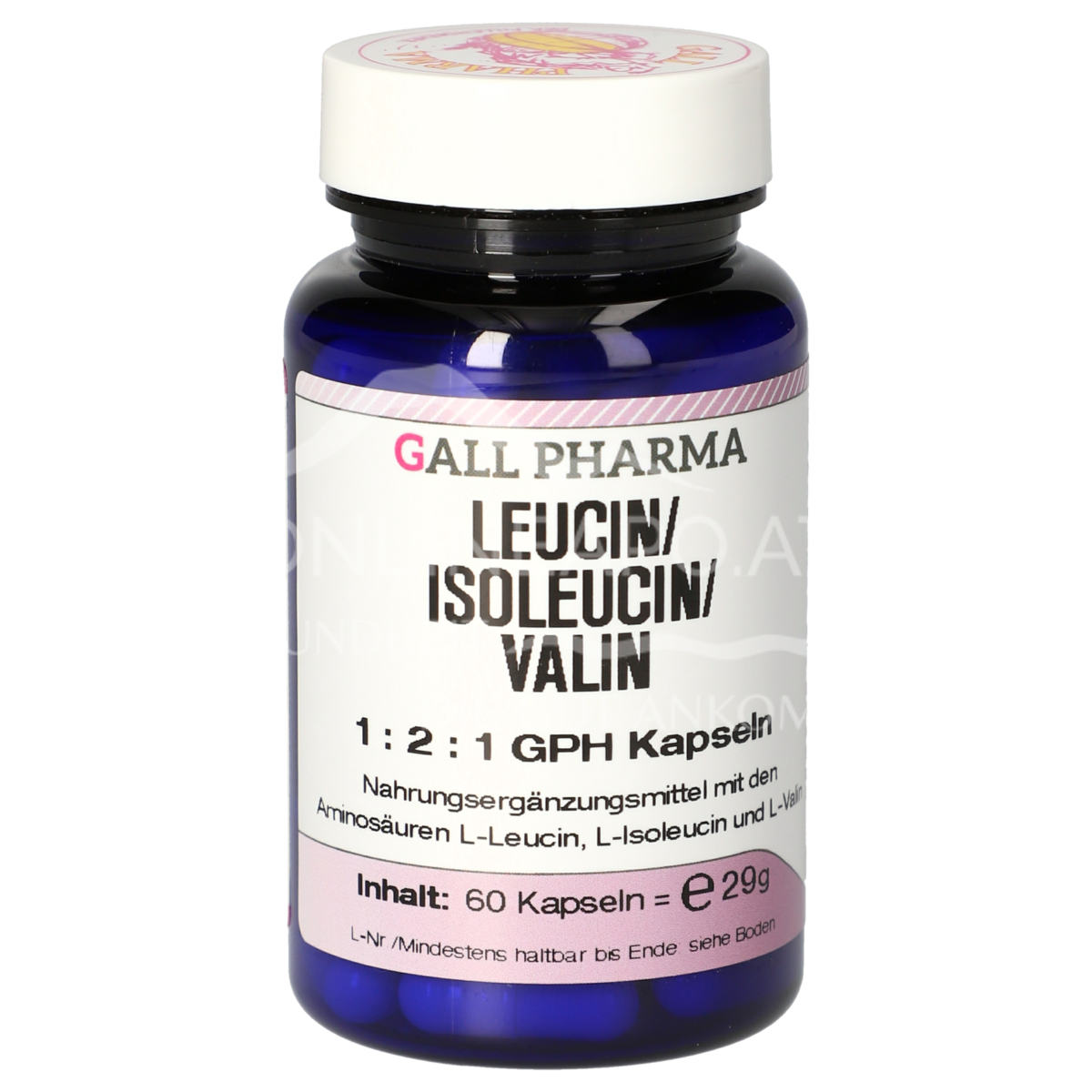 Gall Pharma Leucine / Isoleucine / Valine 1:2:1 Capsules