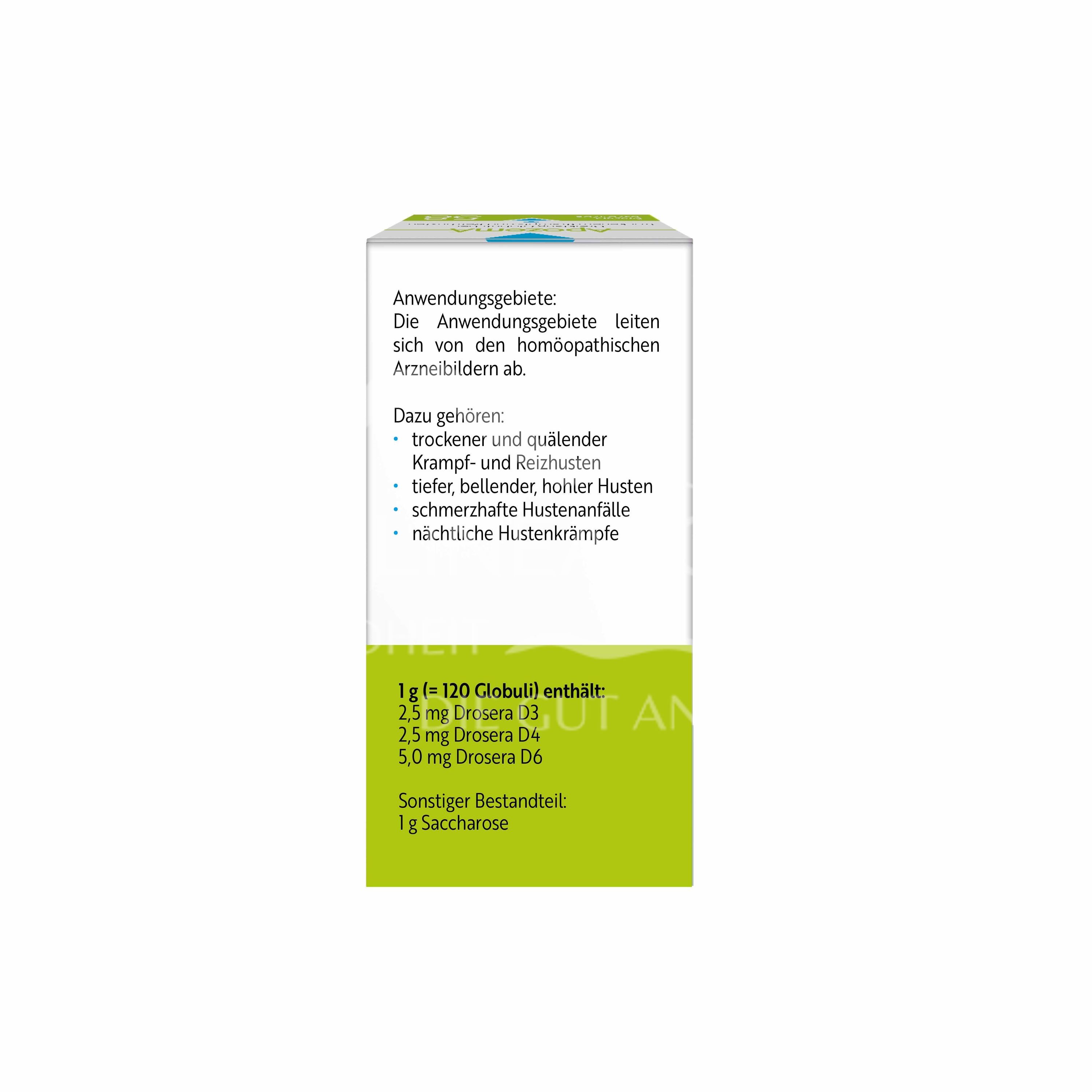 Apozema® No. 58: Dreiklang Globuli for dry spasmodic and irritating coughs