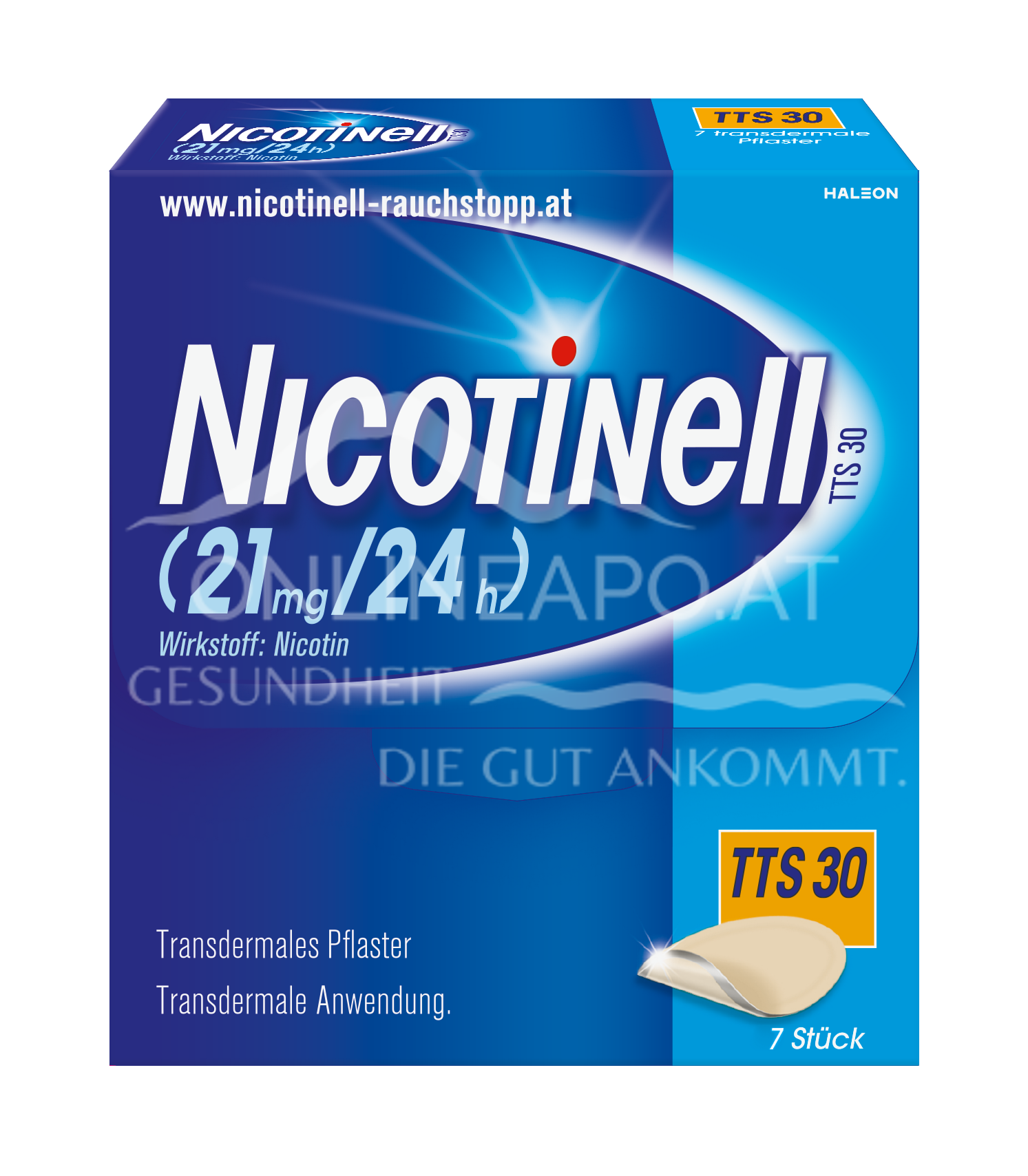 Nicotinell® TTS 30 (21 mg/24 h) transdermale Pflaster