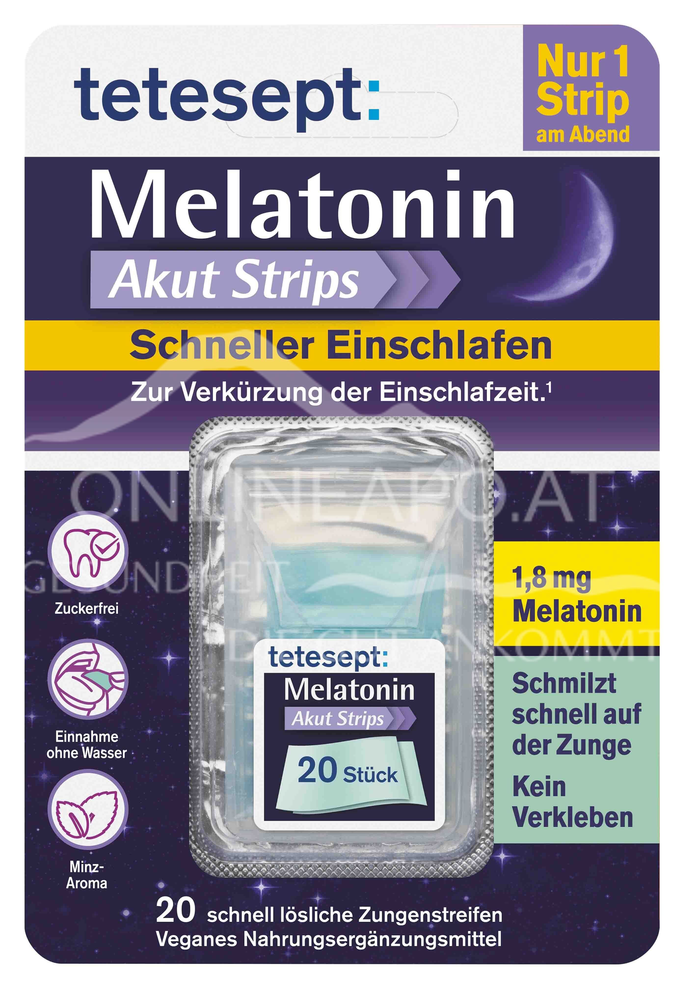 tetesept Melatonin Acute Strips