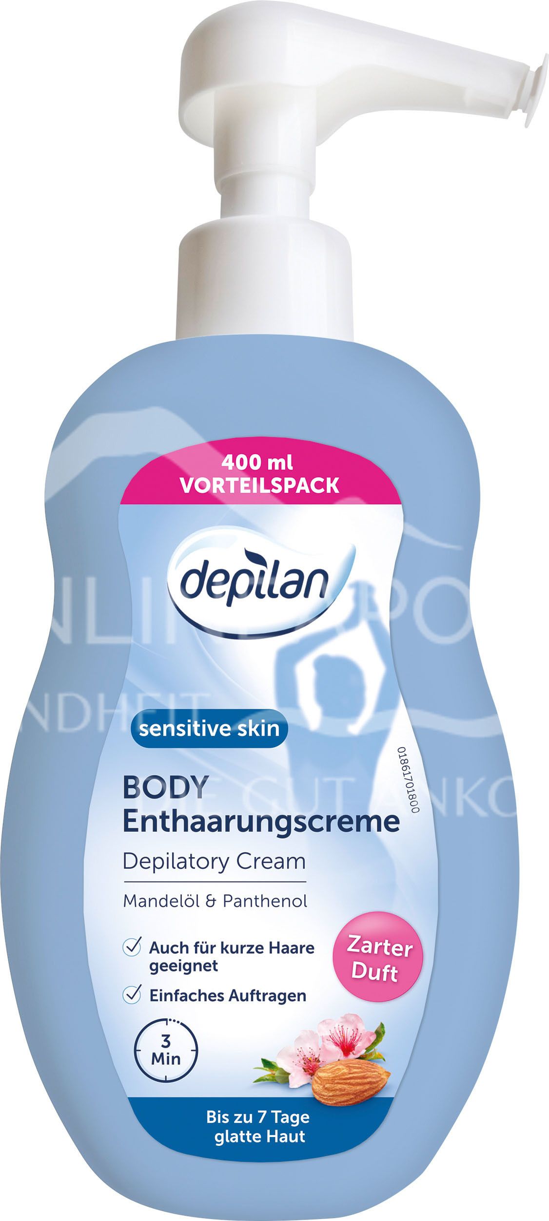 depilan Sensitive Skin Body Enthaarungscreme