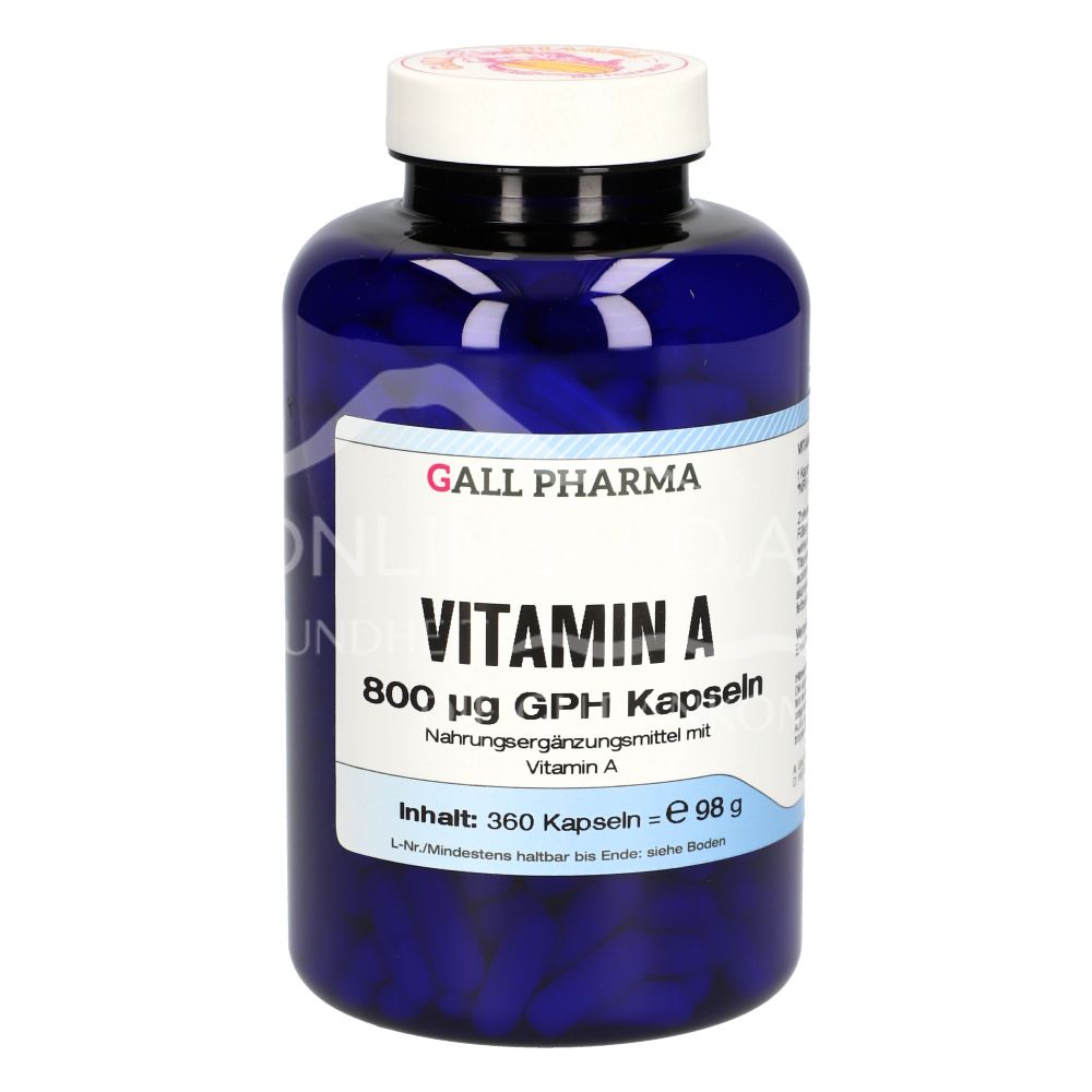 Gall Pharma Vitamin A 800 µg Kapseln