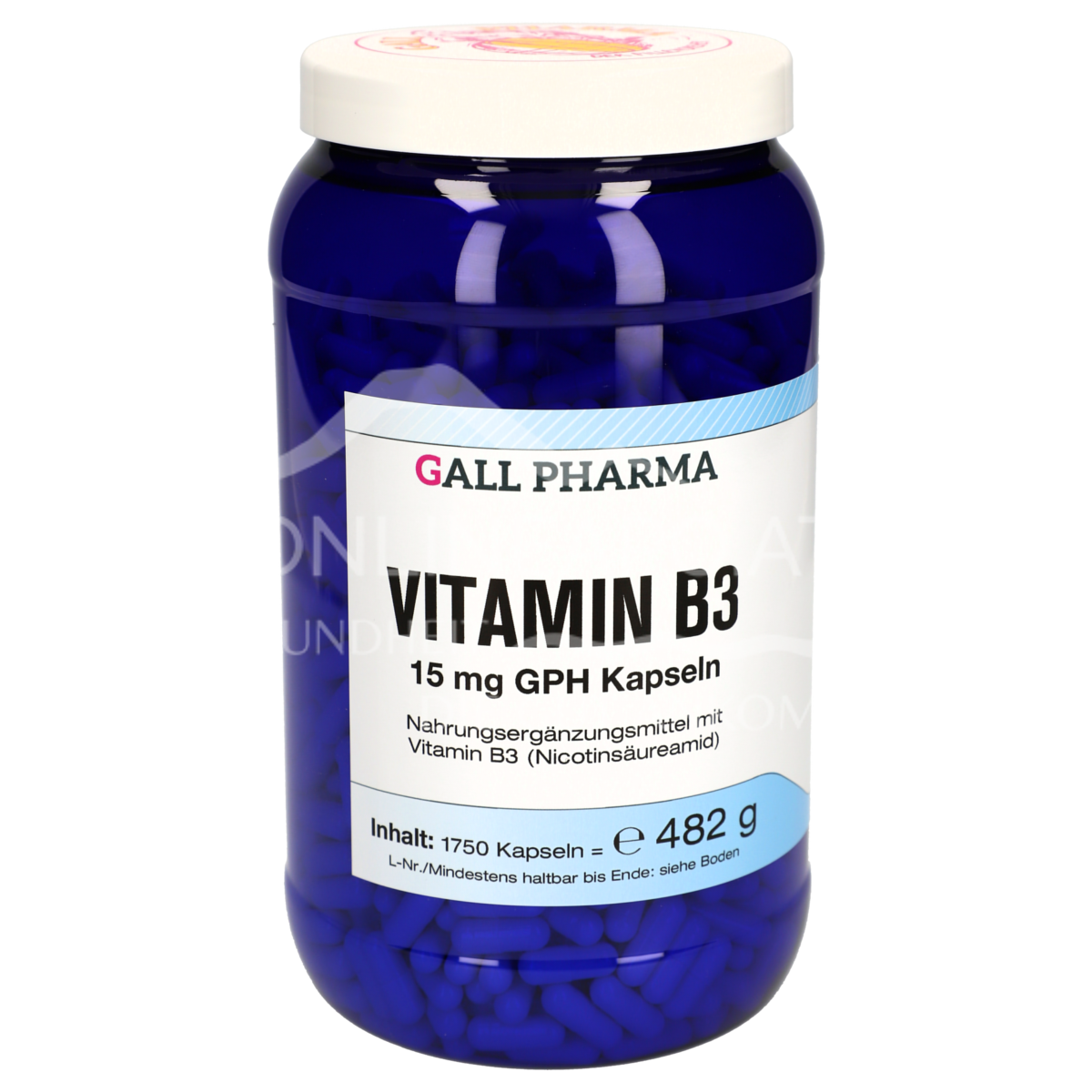 Gall Pharma Vitamin B3 15 mg capsules
