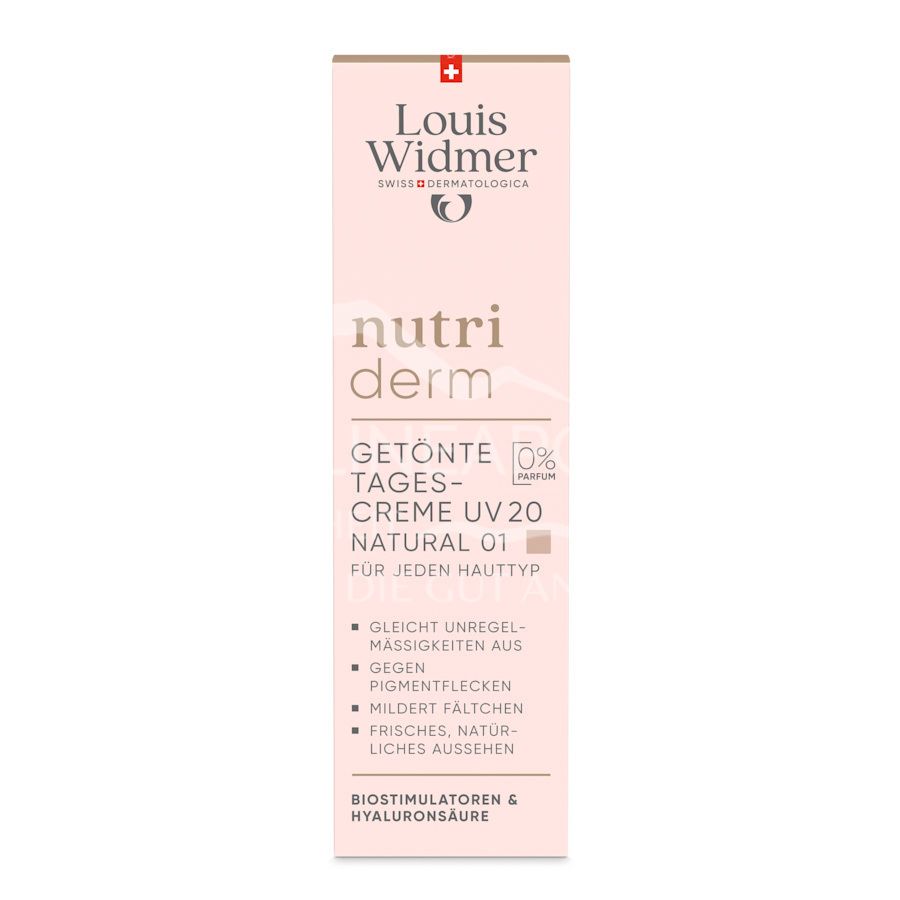 Louis Widmer nutriderm Getönte Tagescreme UV 20 Natural 01 - ohne Parfum