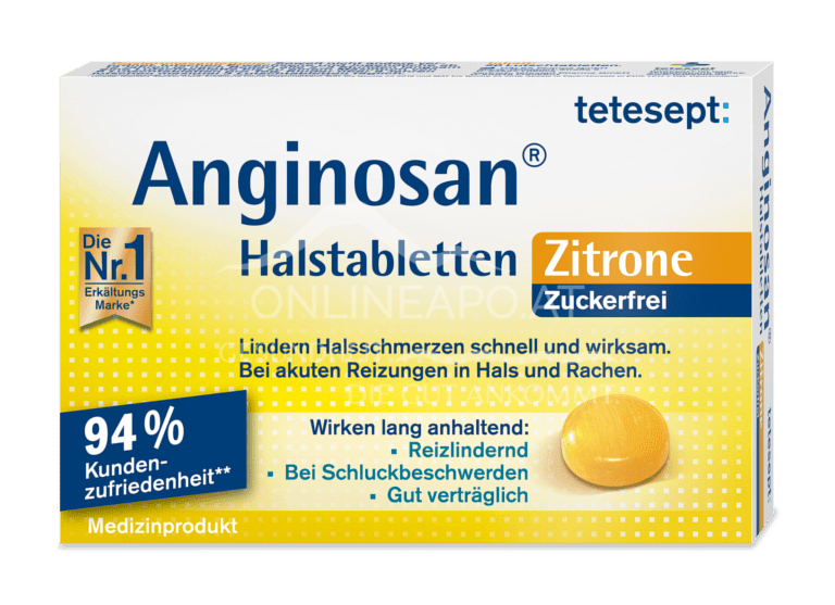tetesept Anginosan® Halstabletten Zitrone zuckerfrei