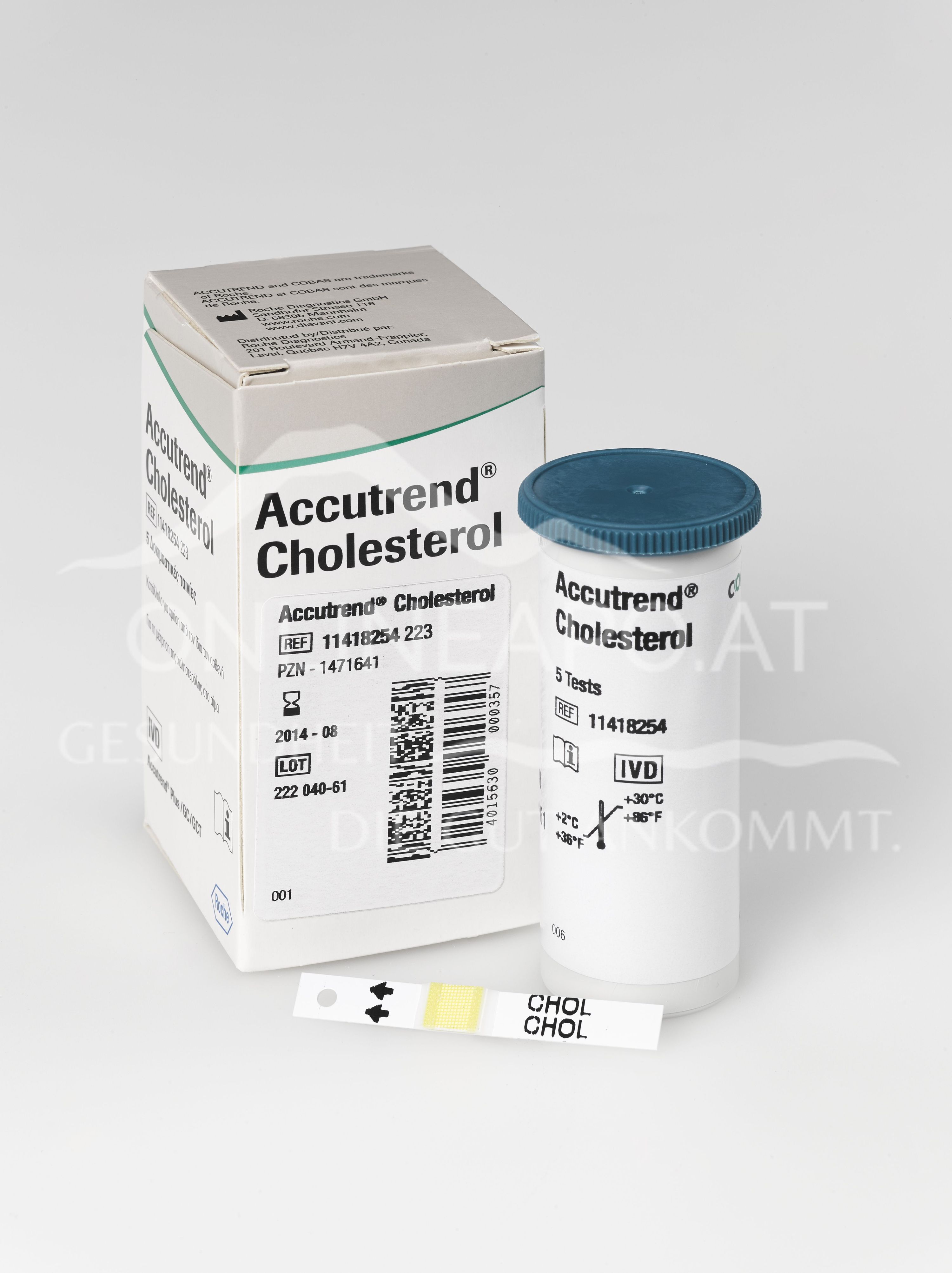 Accutrend Cholesterol Teststreifen