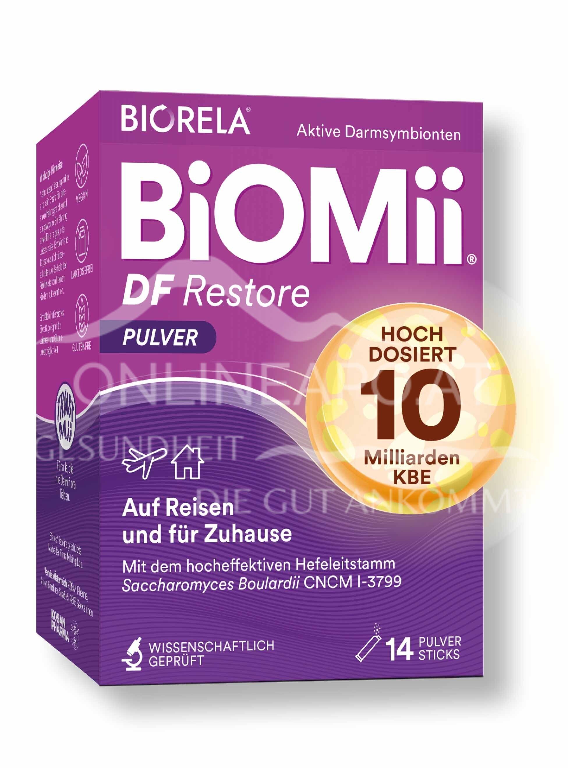 BiOmii® DF Restore Pulver-Sticks