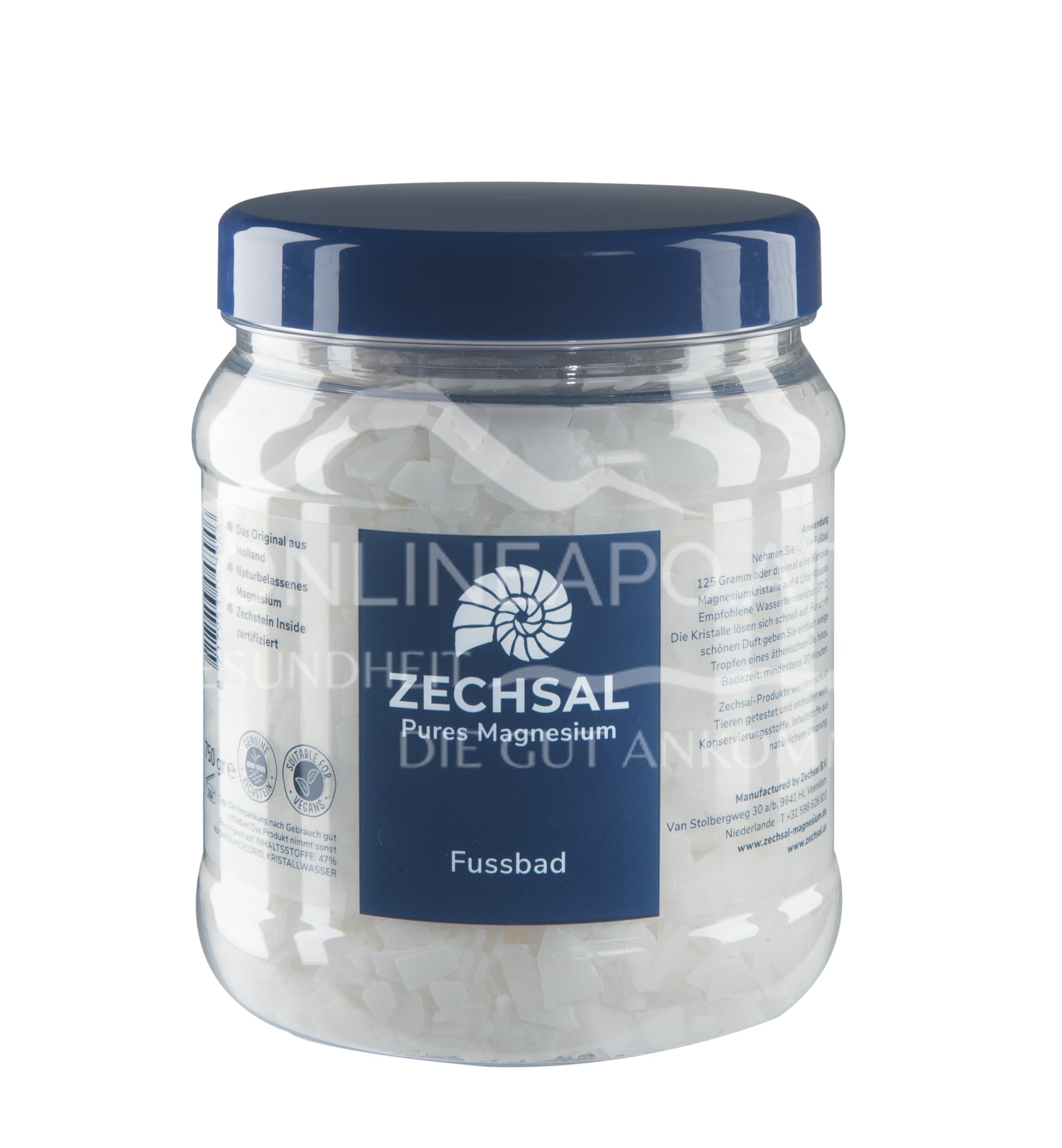 Zechsal Fußbad Magnesium Flocken