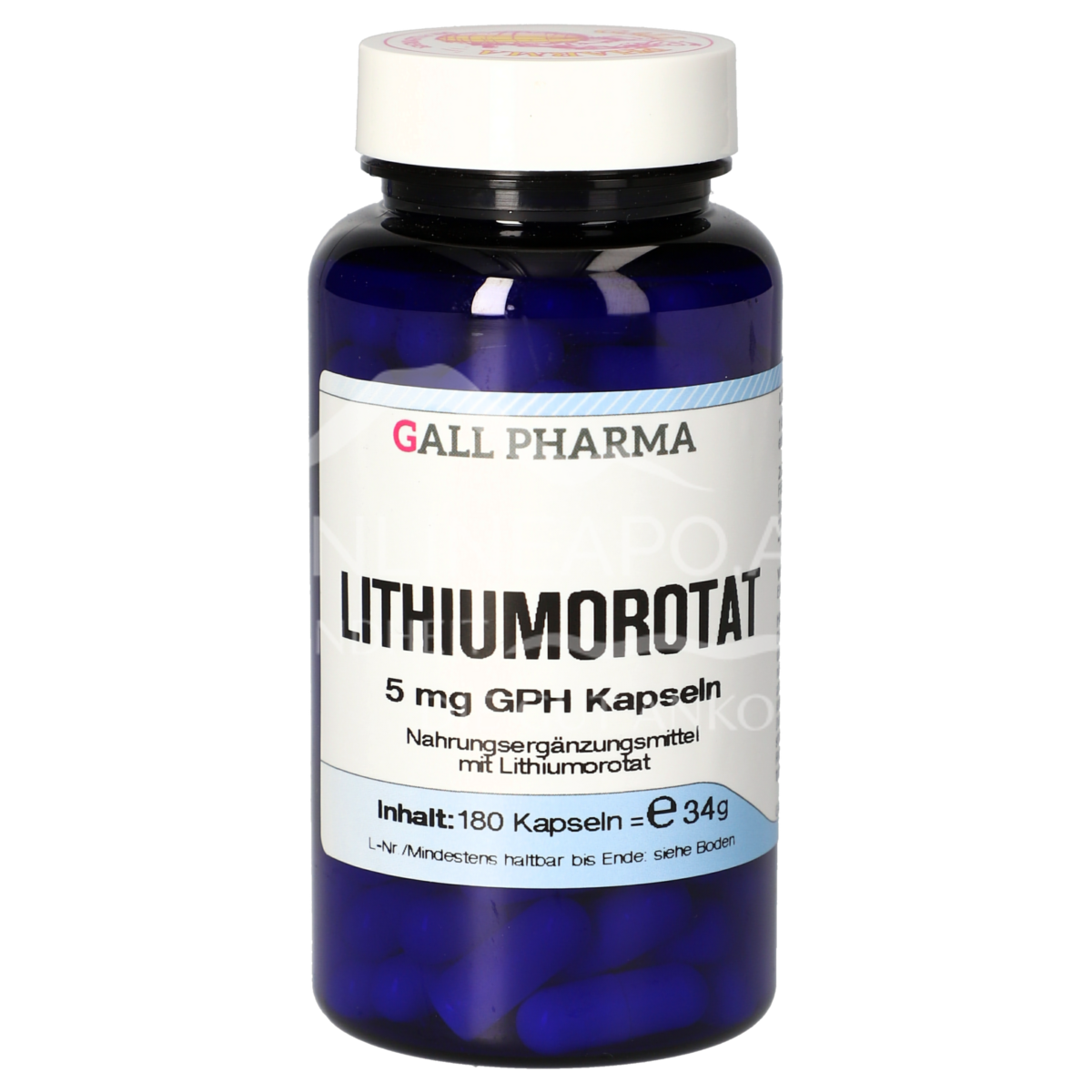Gall Pharma Lithiumorotat 5 mg Kapseln