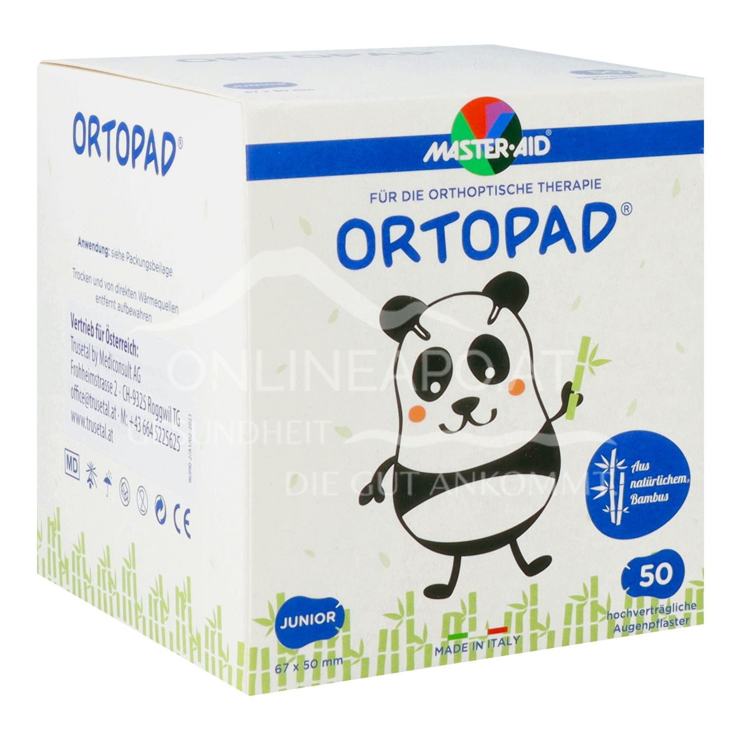 ORTOPAD® Junior Augenokklusionspflaster weiß, 67 x 50 mm