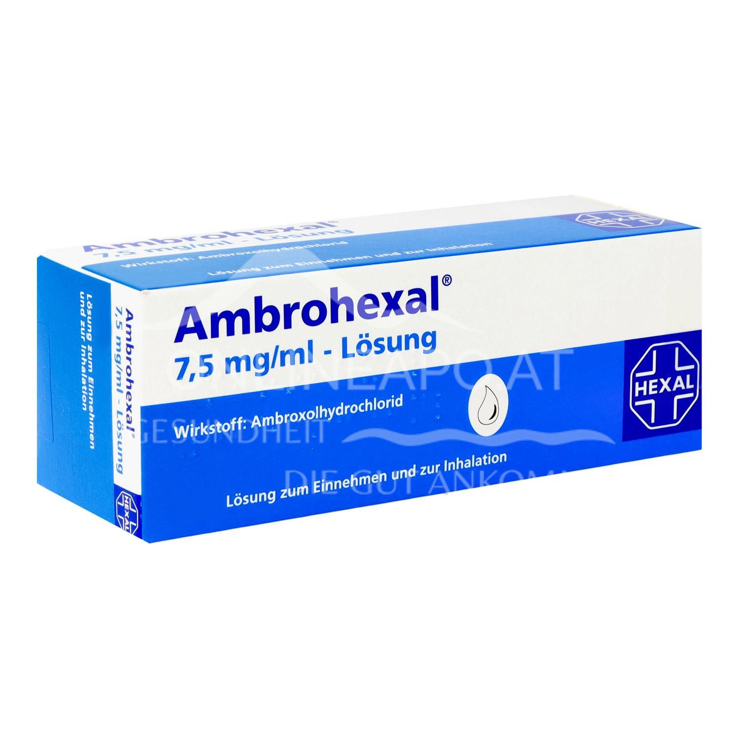 Ambrohexal 7,5 mg/ml Lösung