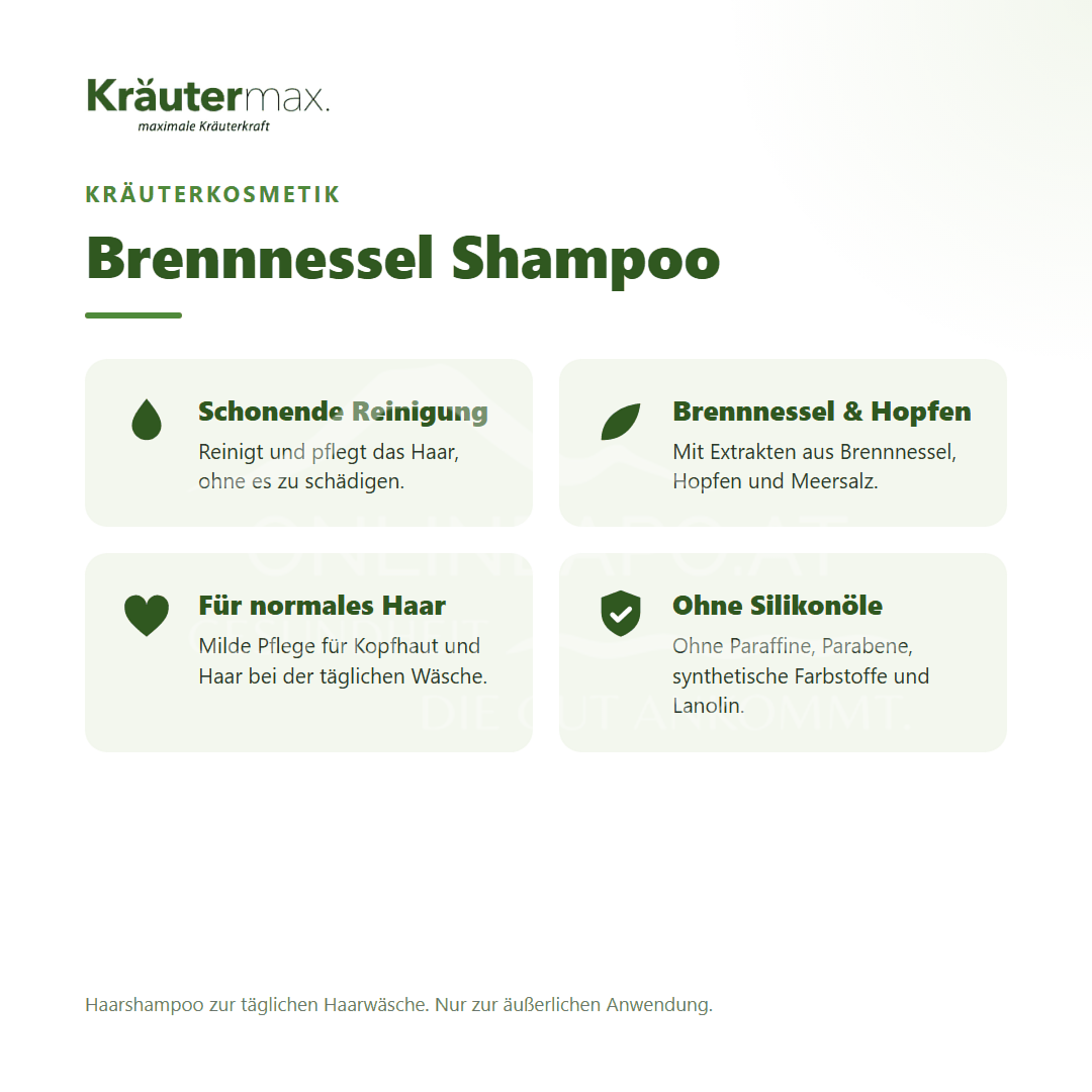 Kräutermax Brennnessel Shampoo