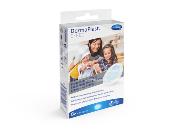 DermaPlast® Effect Brandwundenpflaster steril, 68 x 43 mm