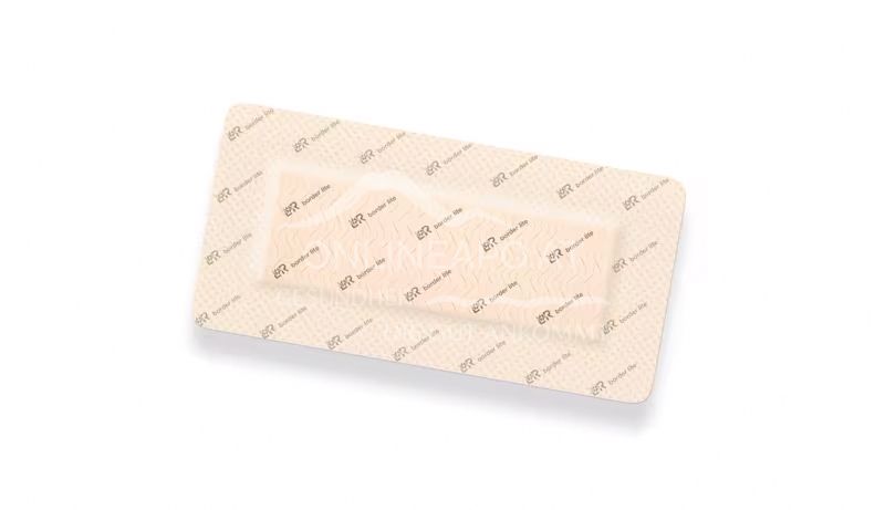 Suprasorb® P SensiFlex border lite silicone foam dressing, sterile, 5 x 10 cm