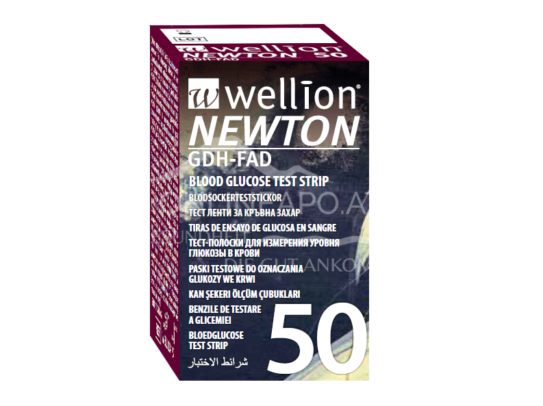 Wellion NEWTON GDH-FAD Blutzuckerteststreifen