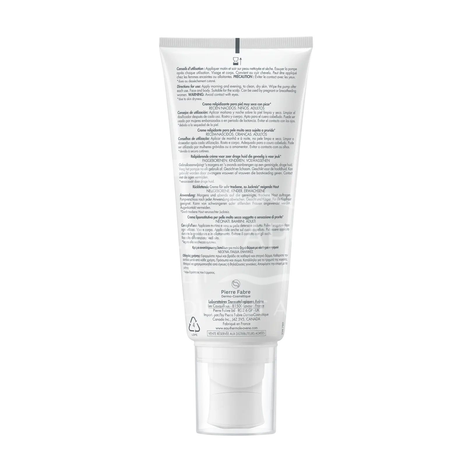 Avène XeraCalm AD Replenishing Cream