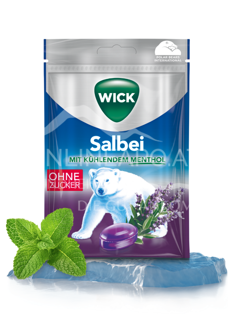 Wick Salbei Hustenbonbons mit Menthol zuckerfrei