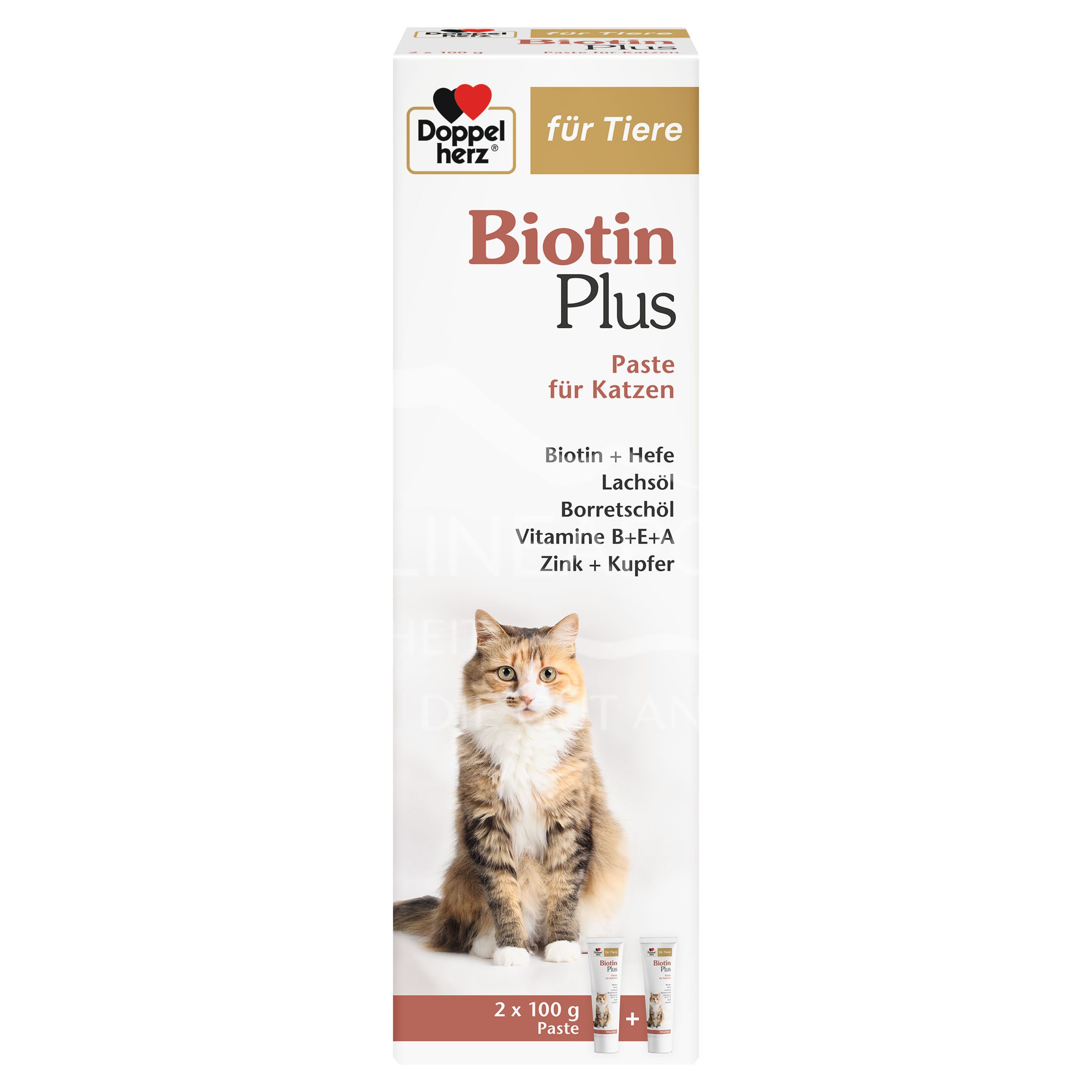 Double Heart for Animals Biotin Plus Paste for cats