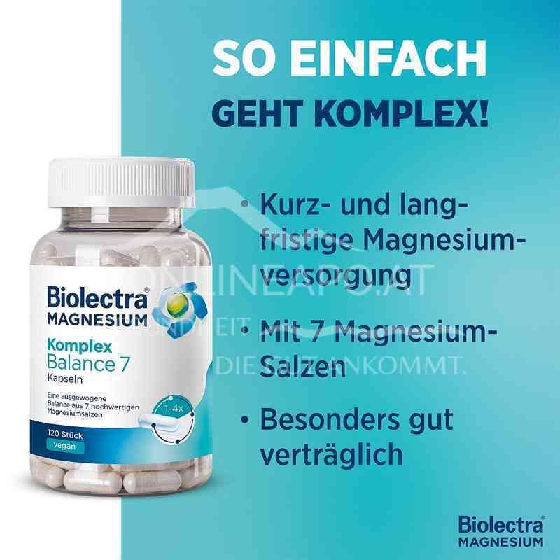 Biolectra® Magnesium Komplex Balance 7 Kapseln