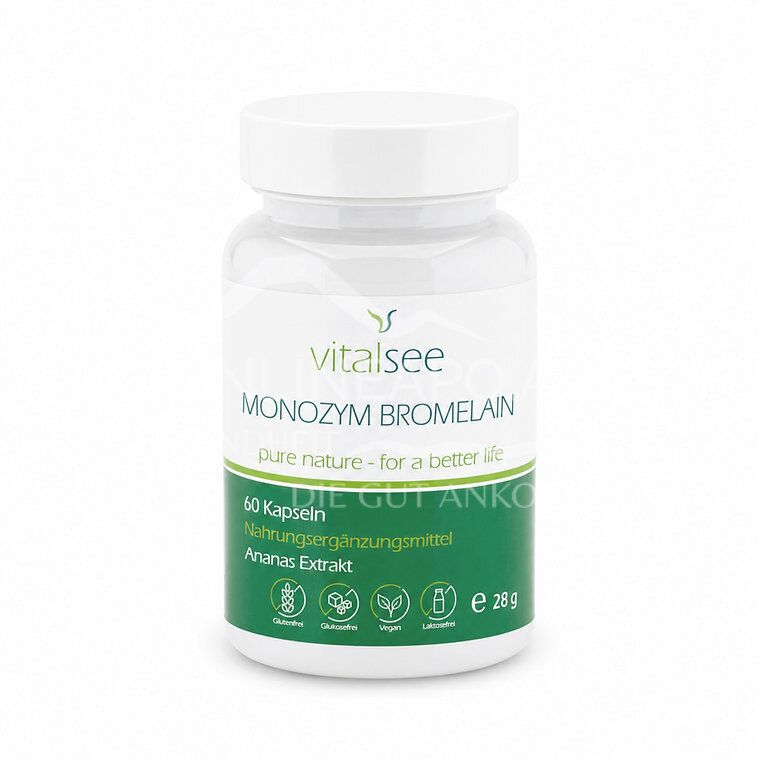 Vitalsee Quattrozym - 4 Enzyme Kurpackung 4 x 60 Kapseln