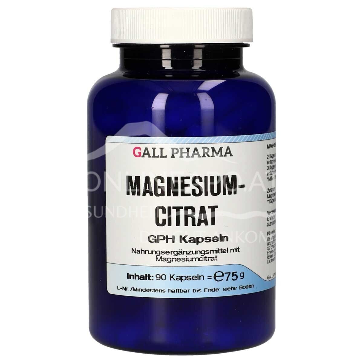Gall Pharma Magnesiumcitrat Kapseln