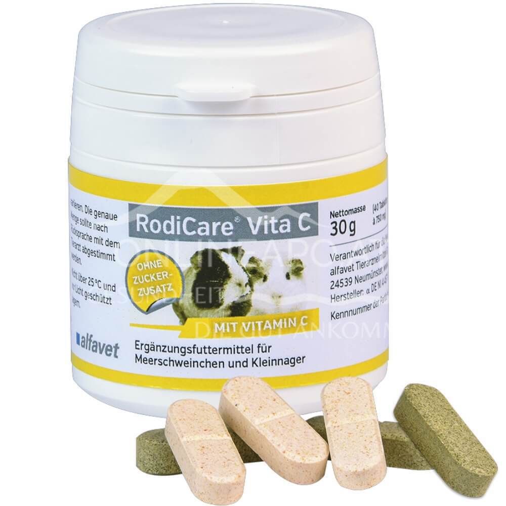 alfavet RodiCare Vita C tablets for guinea pigs and small rodents