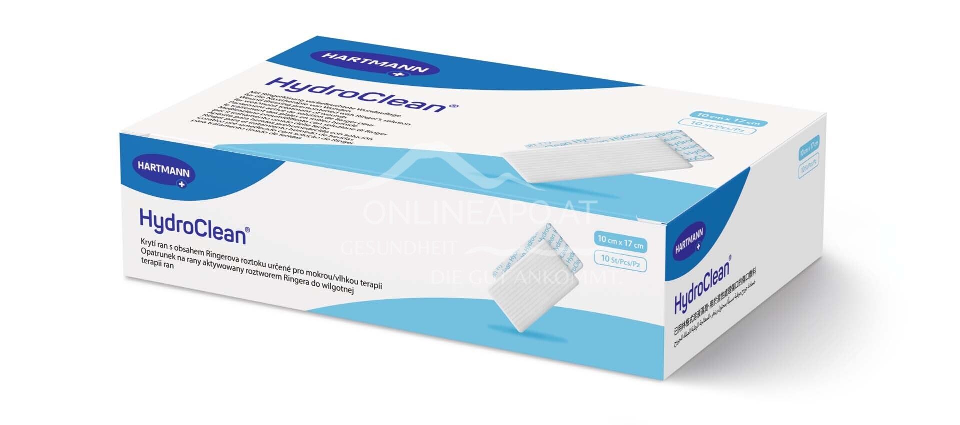 HydroClean® hydroactive wound dressings sterile, 10 x 17 cm
