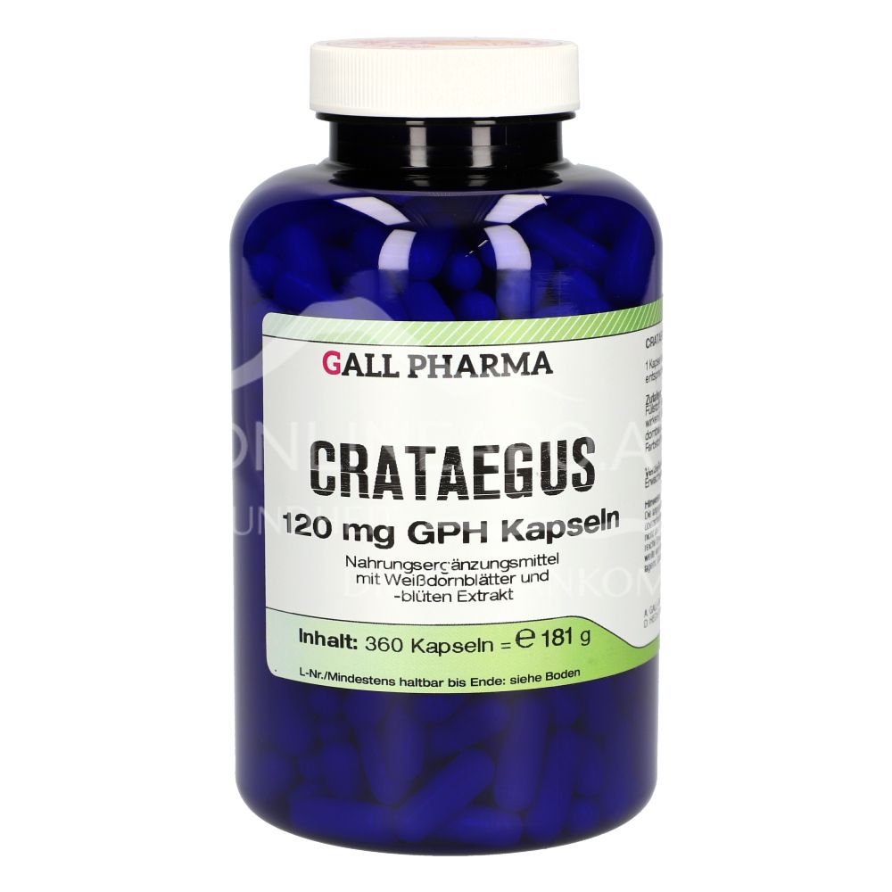 Gall Pharma Crataegus 120 mg capsules